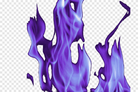 Фиолетовые языки пламени