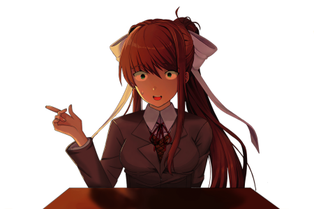 Моника DDLC спрайт