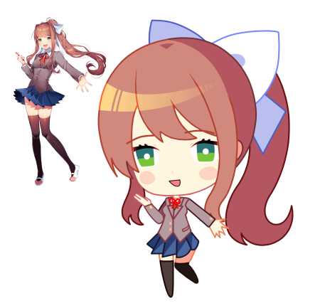 Моника доки доки Чиби