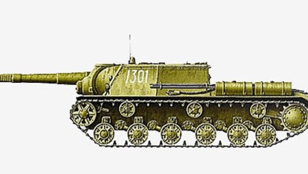 Су-152 вид сбоку