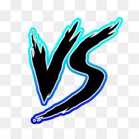 Vs на прозрачном фоне