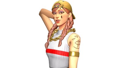Fortnite скин добытчица