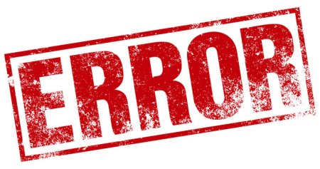 Error на прозрачном фоне