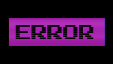 Error без фона