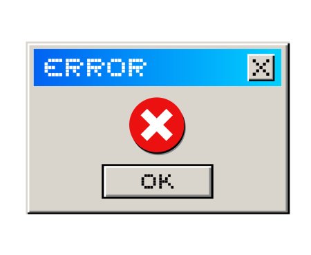 Error табличка