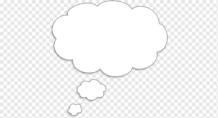 Рамка облачко на прозрачном фоне