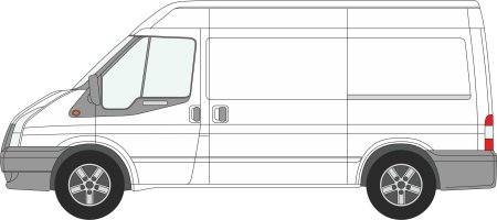 Ford Transit Box 2006 vector