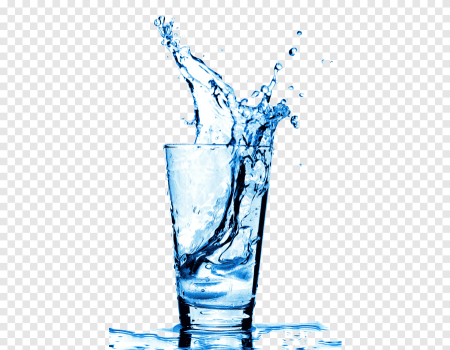 Стакан воды без фона