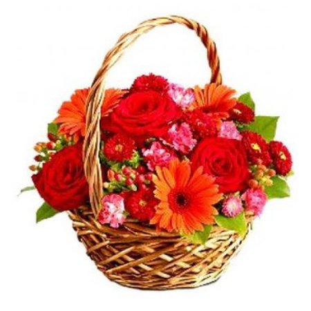 Корзина разных цветов