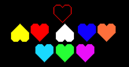 Андертейл душа спрайт