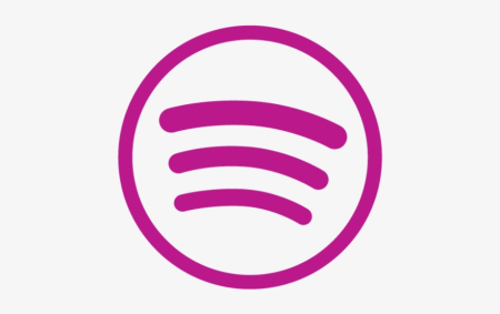 Фиолетовая иконка Spotify