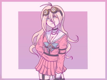 Danganronpa v3 Miu Iruma и kiibo