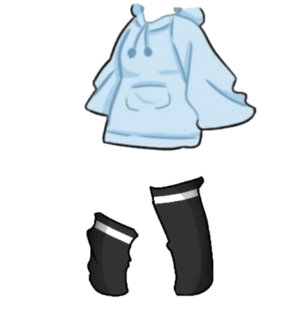 Одежда гача лайф худи