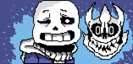 Гастер бластер Санса