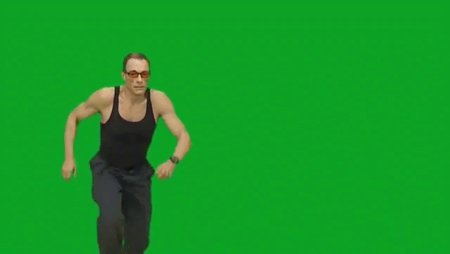 Жан Клод Ван Дамм хромакей