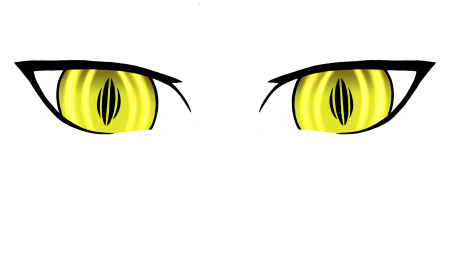 Желтые глаза аниме