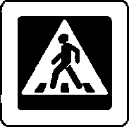 Знак пешеходный переход