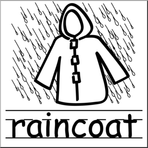 Raincoat раскраски для детей