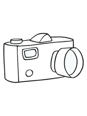Фотоаппарат раскраска