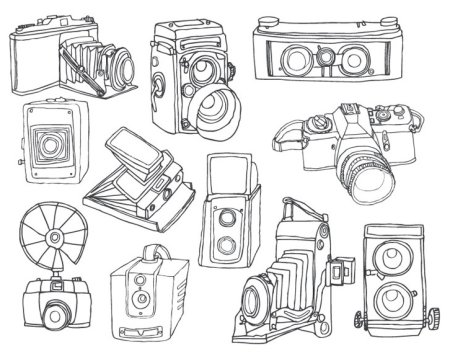 Раскрасить фотоаппарат