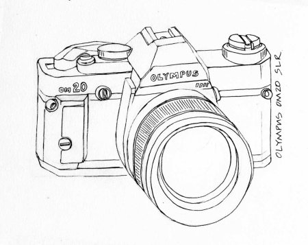 Фотоаппарат раскраска