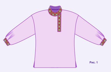 Косоворотка рисунок