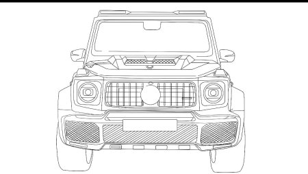 Mercedes g65 AMG чертежи