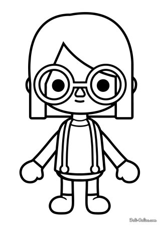 Toca Life World раскраска