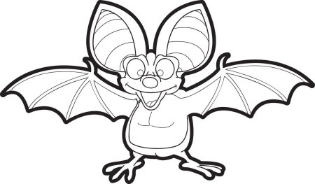 Bat раскраска