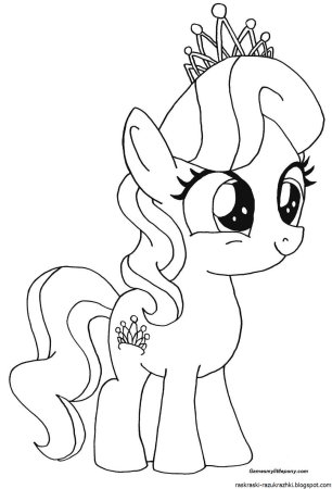 Единорог раскраска my little Pony