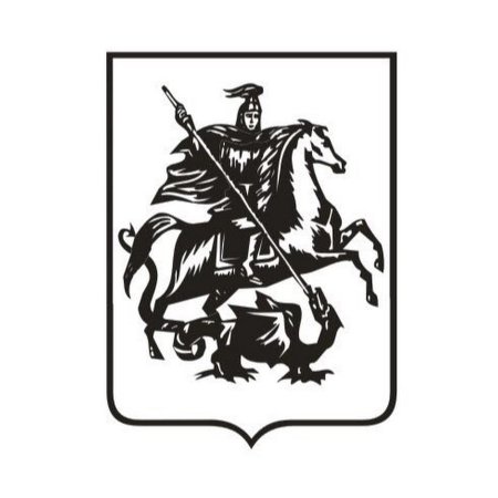 Герб Москвы чб