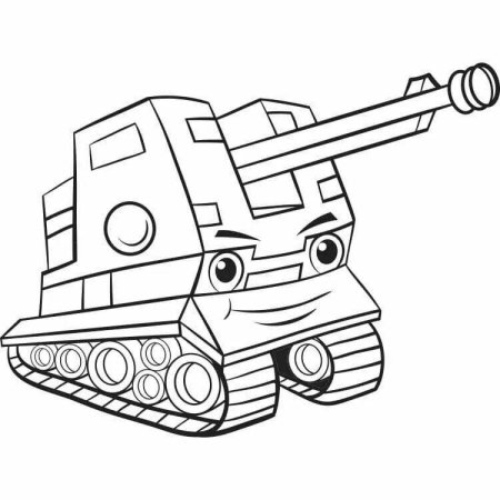 Раскраска танчики