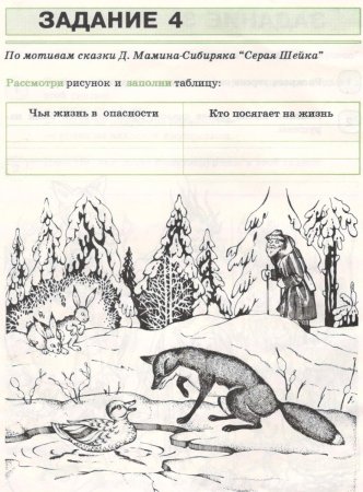 Мамин Сибиряк серая шейка раскраска