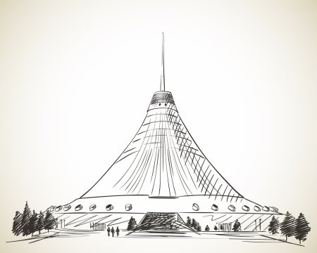 Хан Шатыр чертежи