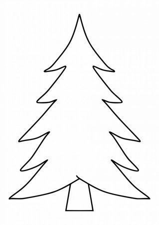 Елка раскраска