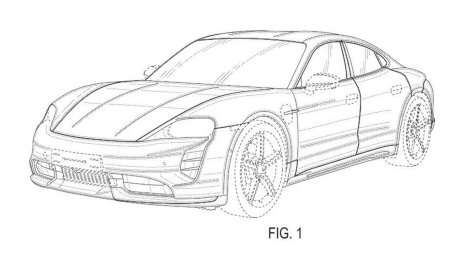 Porsche Panamera чертеж