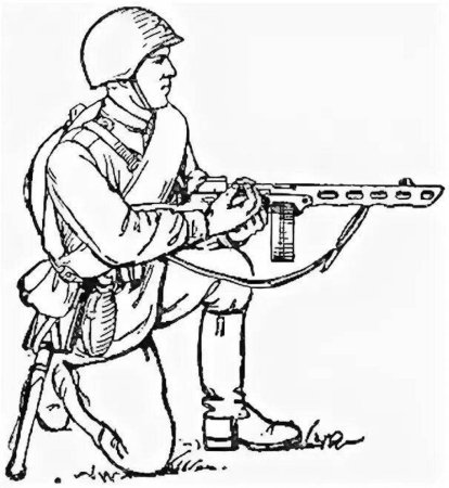 Раскраска: военные