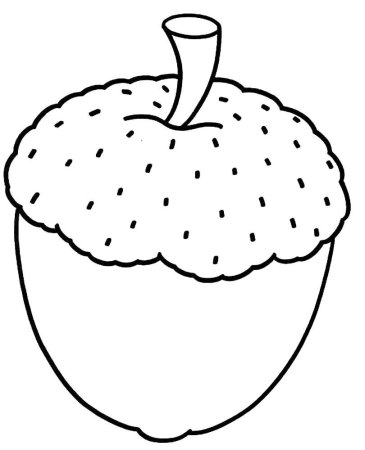 Орешки раскраска