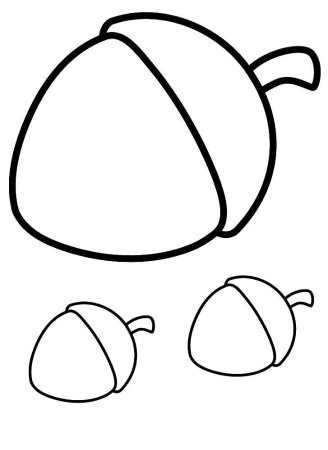 Орешки раскраска