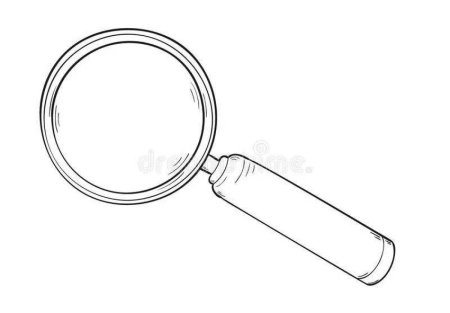 Лупа раскраска для детей