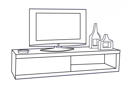 Раскраска телевизор