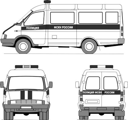 Газель цветографическая схема