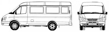 ГАЗ 3221 чертеж