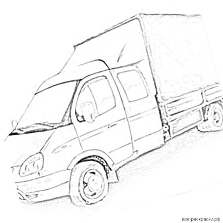 Раскраска Газель Некст