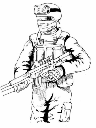 Раскраска Call of Duty Modern Warfare 2