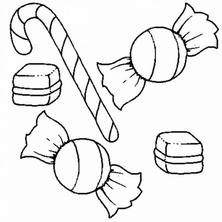 Раскраска конфеты
