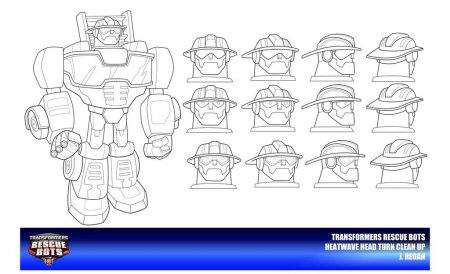 Боты спасатели раскраска Блейдс