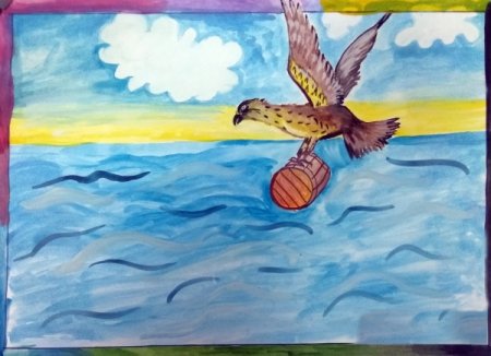 Рисунок к сказке Марья Моревна