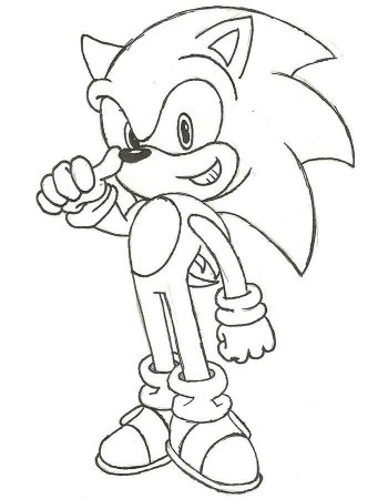 Sonic the Hedgehog раскраска