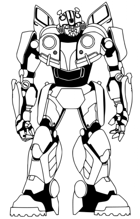 Transformers раскраска Бамблби